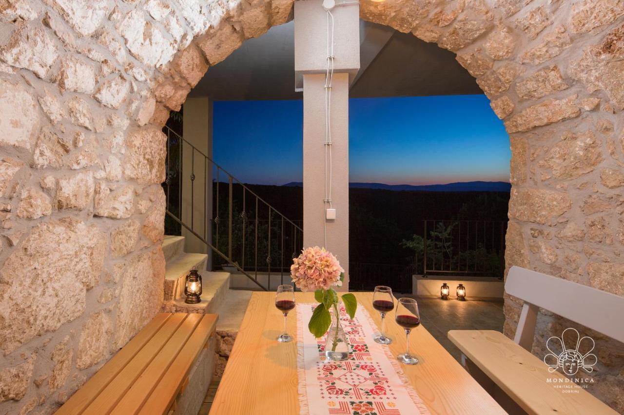 Mondinica Heritage House - Heated Pool Dobrinj 외부 사진